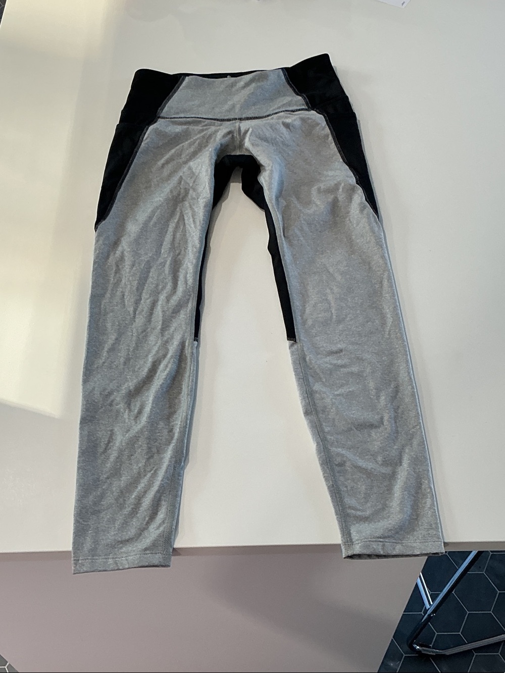 Apana Gray and Black Performance Joggers